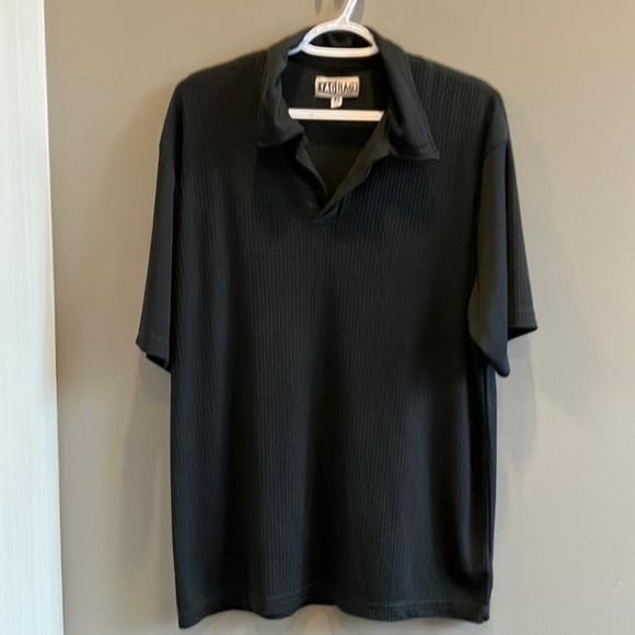 Vintage 90s TagRag Men’s Black Lightweight Polo Size XL - Picture 1 of 13